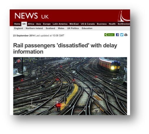 BBC News Rail Disruption